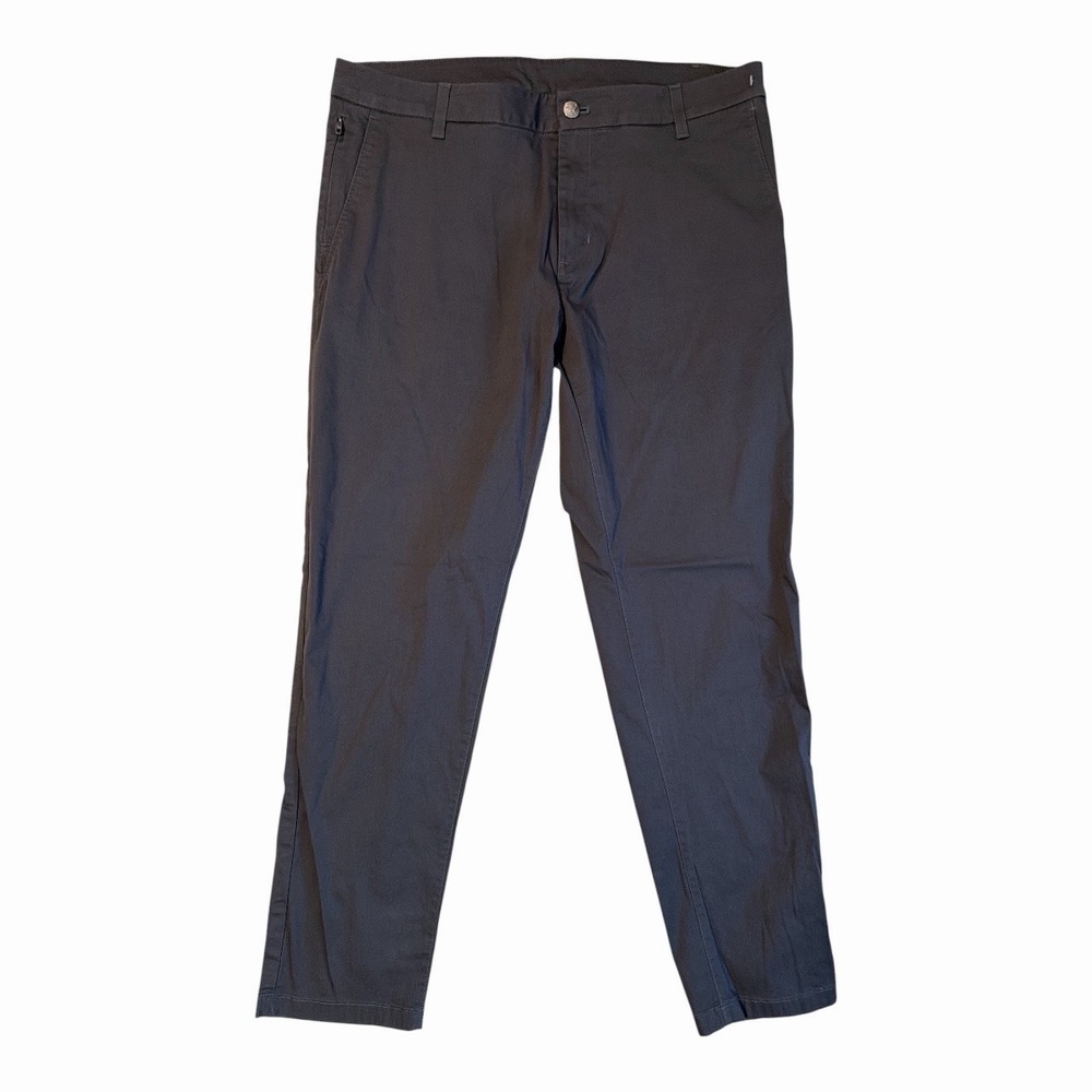 Bird Dogs Men's Navy Stretch Performance Chino Pants 36x30 Casual Golf Travel